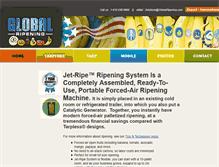 Tablet Screenshot of globalripening.com